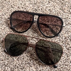 Topfoxx 2 pairs of untangled x Emily aviator sunglasses